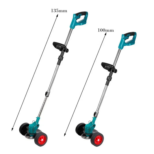 Cortador de grama elétrico sem fio de 1500 W e 7 polegadas.
