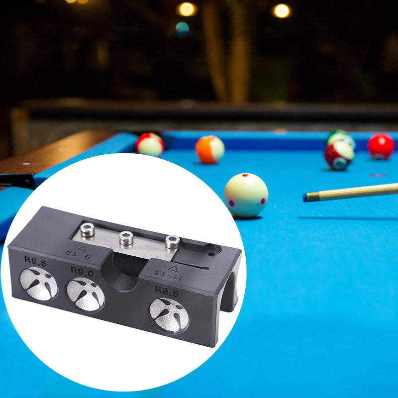 Ferramenta de polimento de ponta de taco de bilhar 9 em 1
