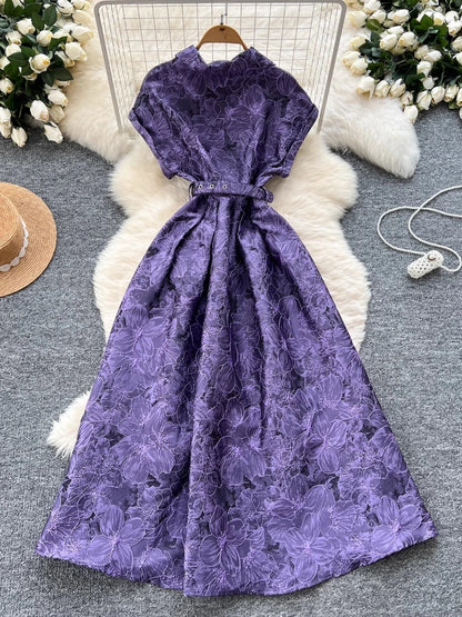 Vestido de verão com estampa.