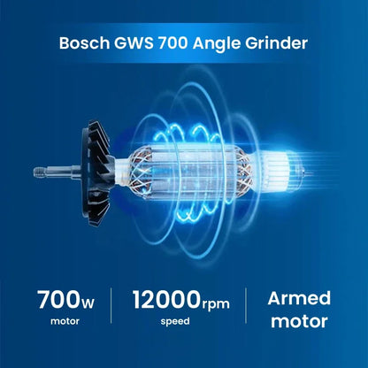 Bosch GWS 700 Angle Grinder Wired 110/220V 12000rpm.