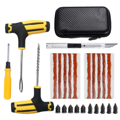 Kit de reparo de pneus de carro.