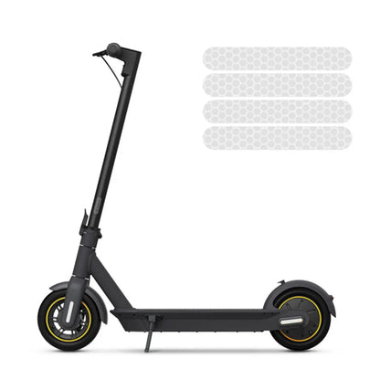 Adesivos refletivos para scooters elétricas Adesivos de segurança noturna