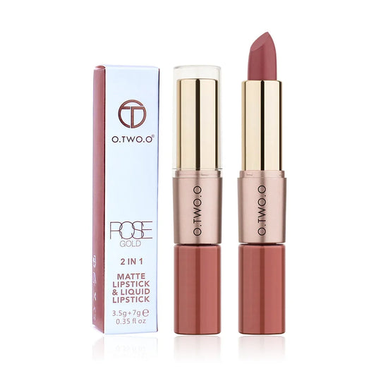 Batom Matte Brilho Labial Cosméticos À Prova D'água.