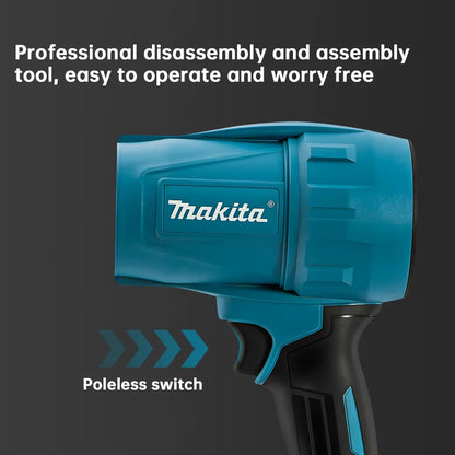 Makita 30000RPM ,Turbo Jet Fan 18V Espanador de ar elétrico sem bateria.