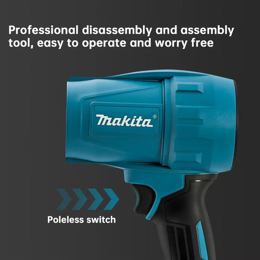 Makita 30000RPM ,Turbo Jet Fan 18V Espanador de ar elétrico sem bateria.