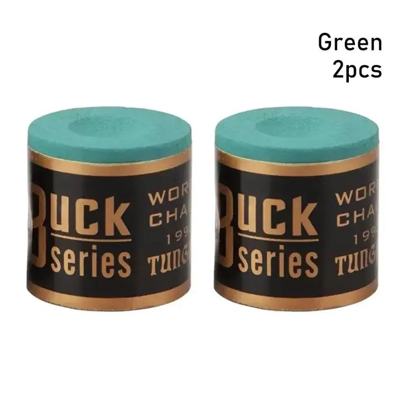 2 peças/conjunto de giz de bilhar antiderrapante