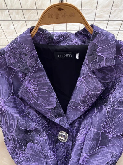 Vestido de verão com estampa.