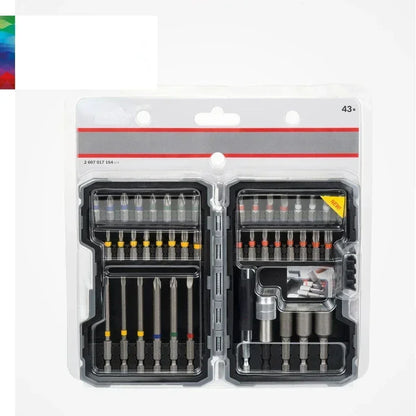 43 peças de bits.
