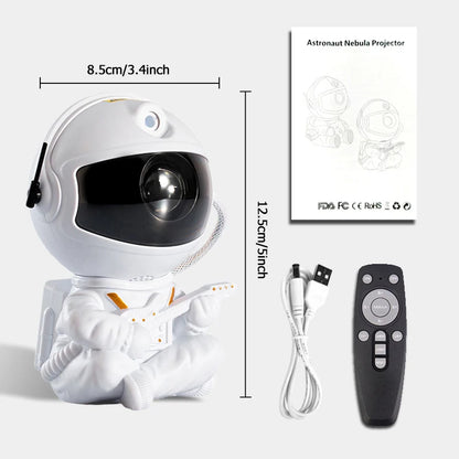 Projetor de estrelas Galaxy Night Light Astronauta Projetor espacial Estrelado