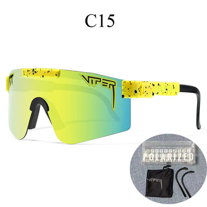 Com estojo UV400 Óculos de sol para ciclismo, esportes ao ar livre.