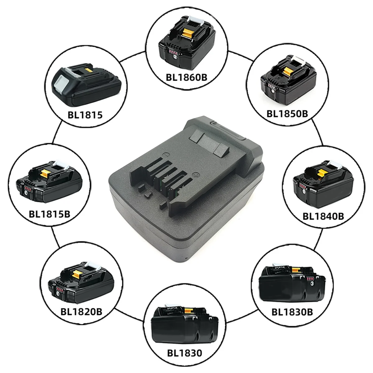 Adaptador de bateria para Makita 18V Conversão de bateria para SKIL 20V.