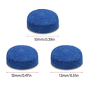 20Pcs Pool Billiard Cue Tips Pool Tips Snooker Cue Tips Pool Replacement Tips for Billiard Pool Cue Supplies