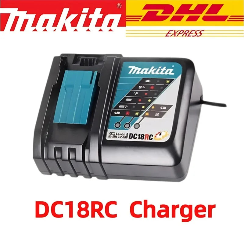 Bateria de íons de lítio Makita original de 18 V e 6,0 Ah.