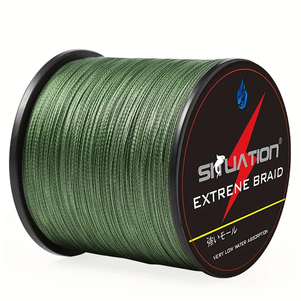 Linha de pesca resistente e suave de 500 m/1640 pés, linha trançada
