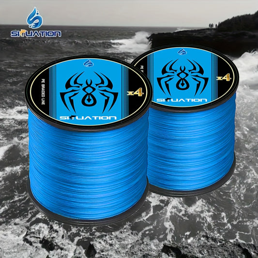 Linha de pesca trançada PE 300M/328YDS, forte e suave para arremessos longos