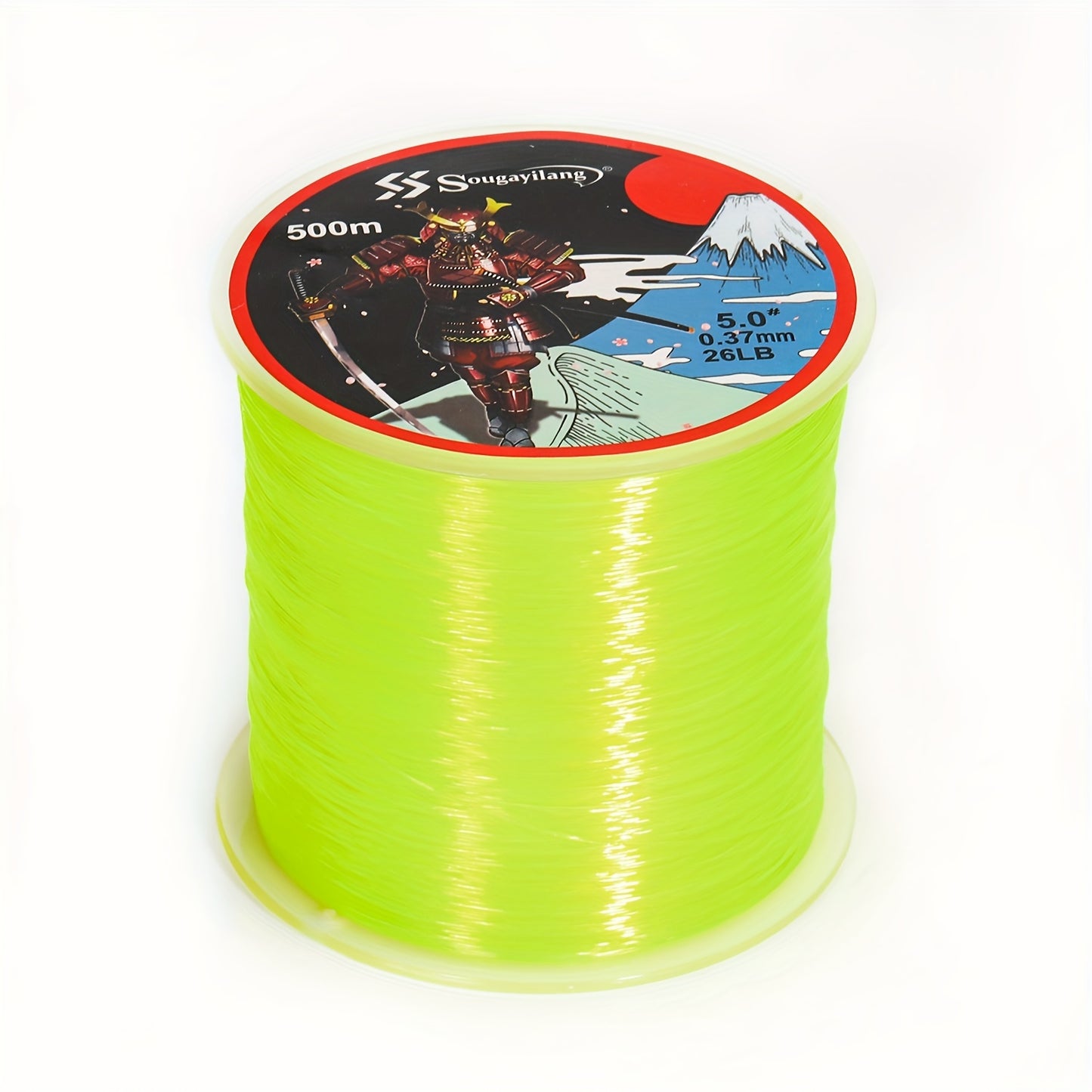 Linha de pesca de nylon monofilamento premium Sougayilang 4X, 500 m/546 jardas,