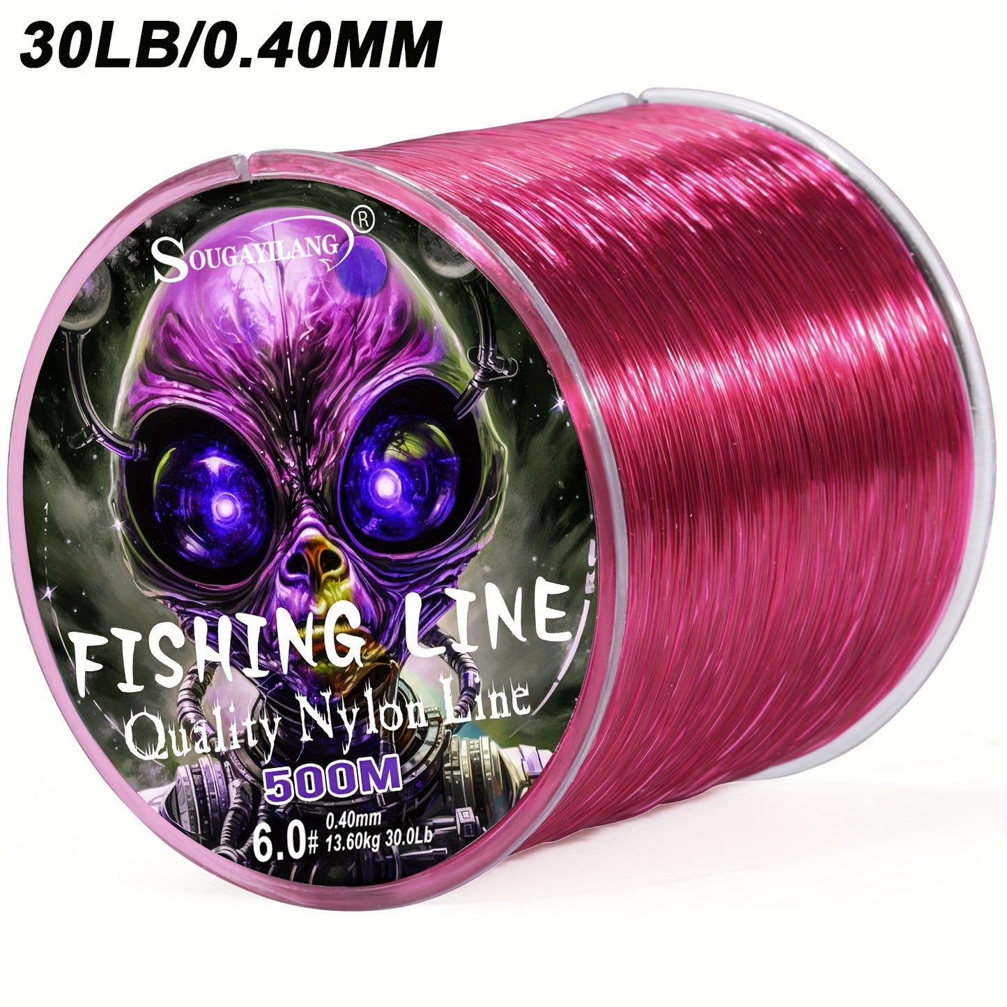 Linha de pesca de nylon ultradurável de 547 jardas/500 m da Sougayilang