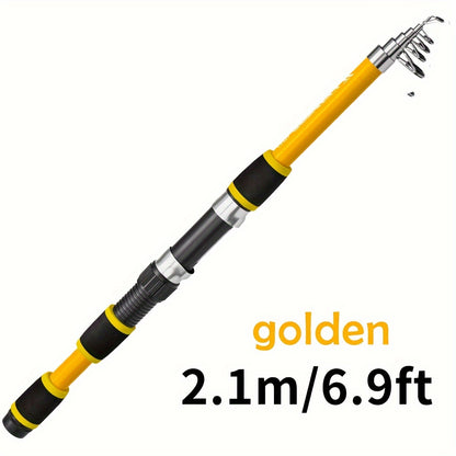 Vara de pesca telescópica de viagem: aproveite a pesca em qualquer lugar com esta vara de pesca leve de fibra de vidro