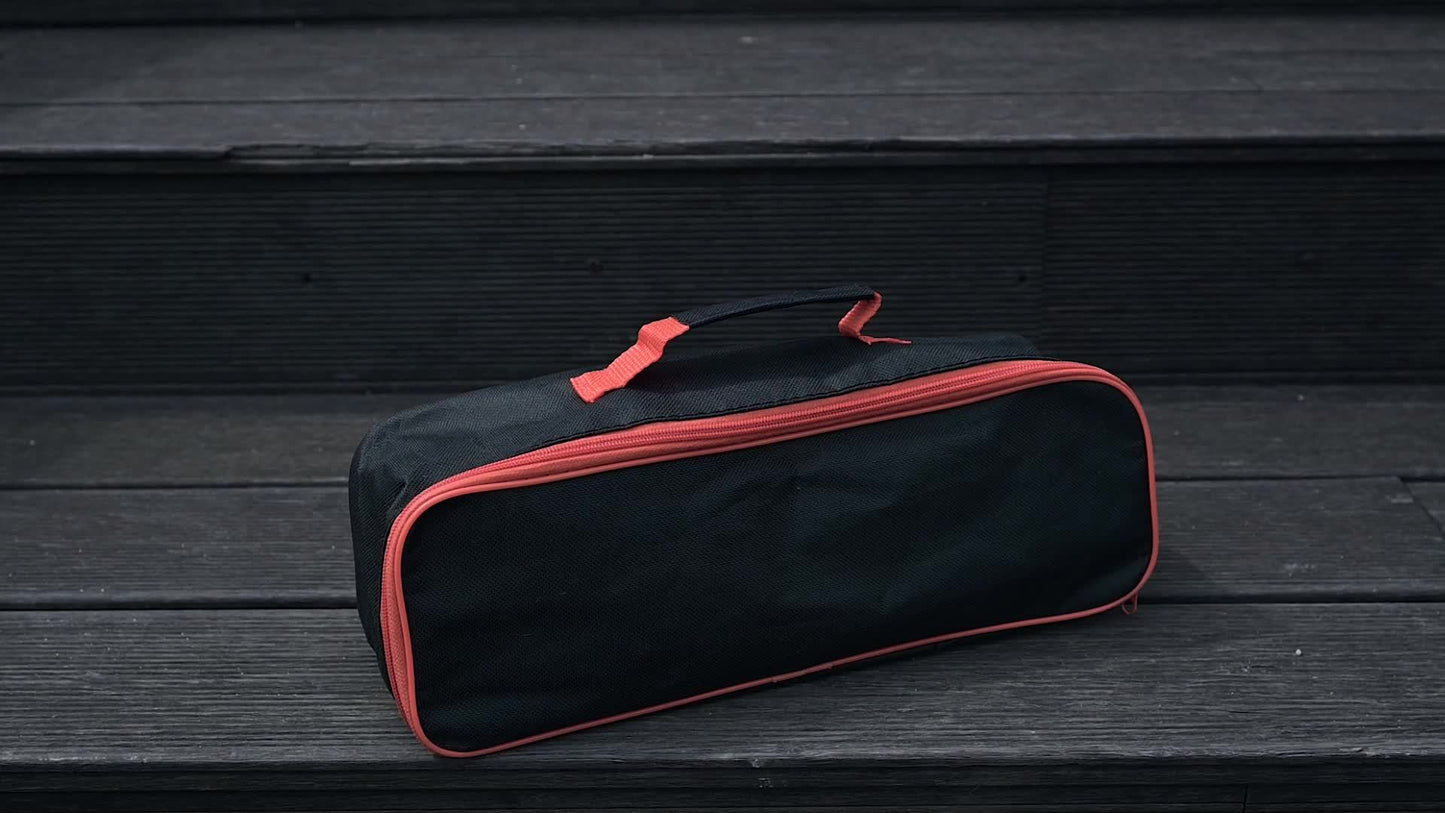 Kit combinado de vara de pesca telescópica portátil e carretel - 130 cm, isca incluída