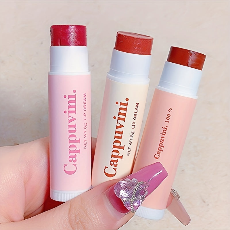 Bálsamo labial com cor, batom hidratante, removedor de pele morta e clareador.