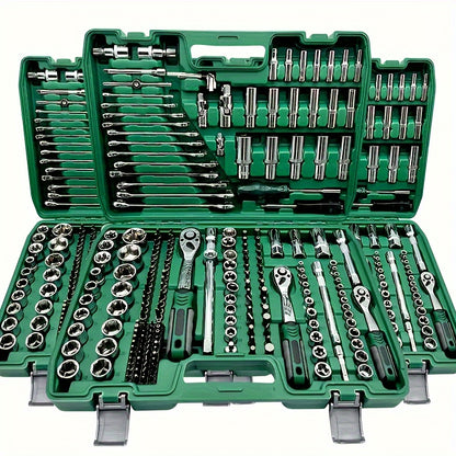 Conjunto de ferramentas de catraca profissional 216/53/46 peças.
