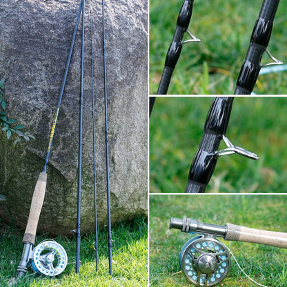 Vara de pesca com mosca Sougayilang 5/6WT em grafite