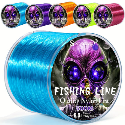 Linha de pesca de nylon ultradurável de 547 jardas/500 m da Sougayilang