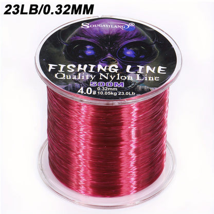 Linha de pesca de nylon ultradurável de 547 jardas/500 m da Sougayilang