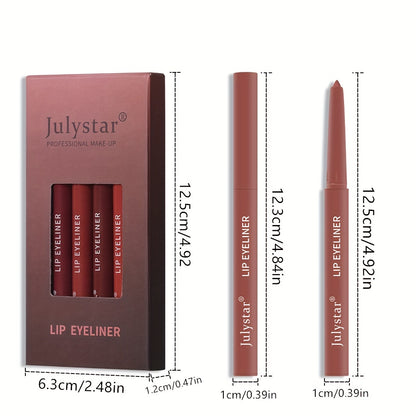 Lápis labial à prova d'água.