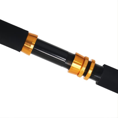 Vara de pesca de corrico de 2 seções - Vara de pesca de jigging lento em água salgada para garoupas, 80-180 libras/100-200 libras, 165 cm/5,4 pés de comprimento
