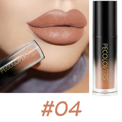 Maquiagem labial, 18 cores, brilho labial super matte,  longa duraçao.