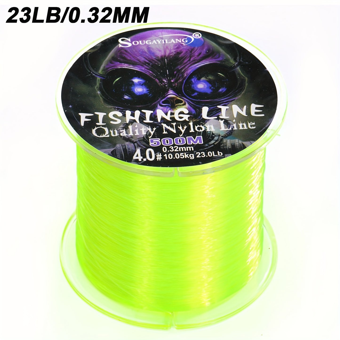 Linha de pesca de nylon ultradurável de 547 jardas/500 m da Sougayilang