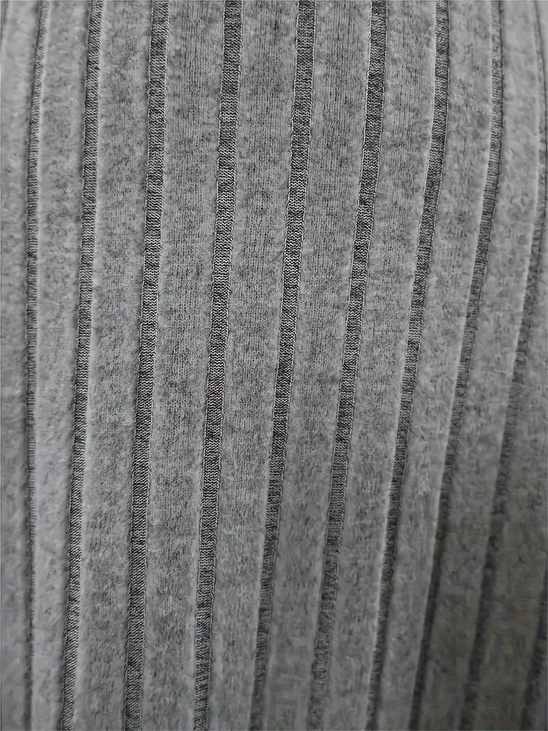 Vestido casual em formato de A, de malha, com costura colorida