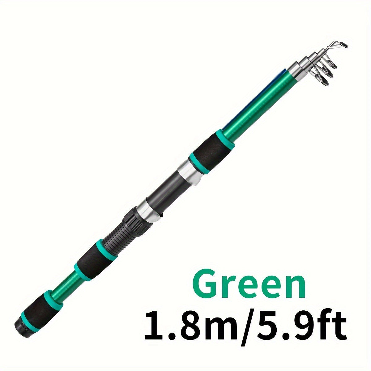 Vara de pesca telescópica de viagem: aproveite a pesca em qualquer lugar com esta vara de pesca leve de fibra de vidro