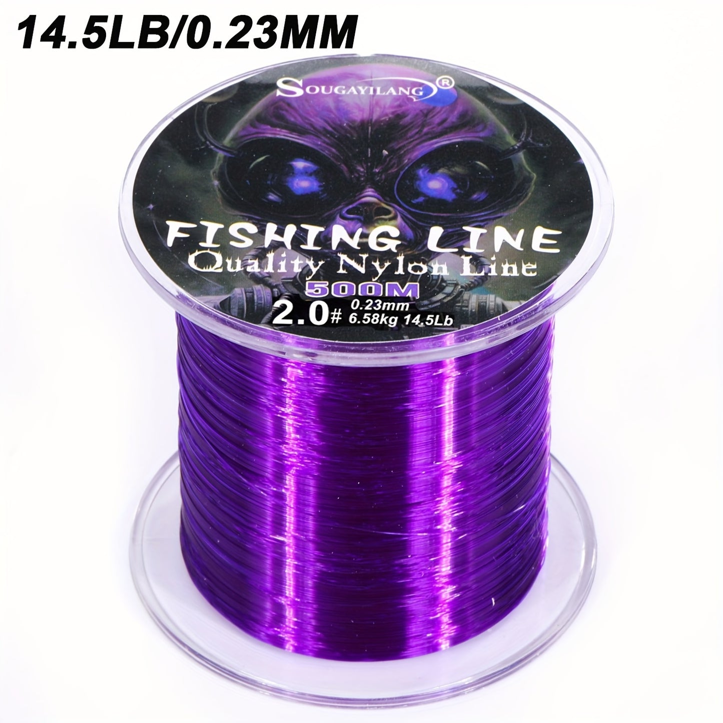 Linha de pesca de nylon ultradurável de 547 jardas/500 m da Sougayilang