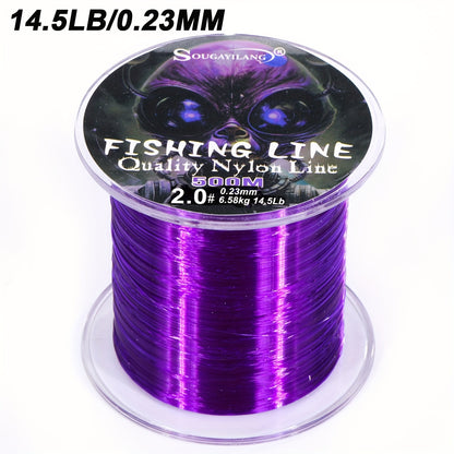Linha de pesca de nylon ultradurável de 547 jardas/500 m da Sougayilang