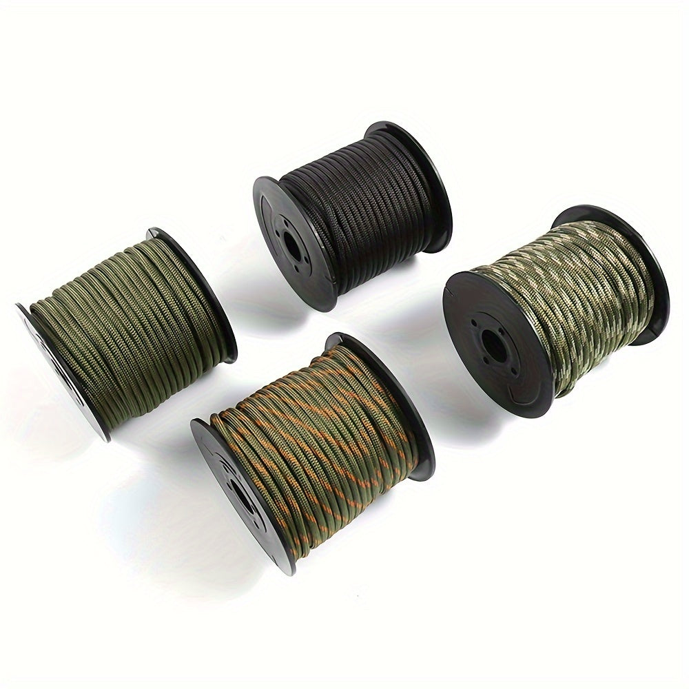 Corda multiuso de 7 fios de 100 pés/1220,47 pol. com cordão de fogo, linha de pesca