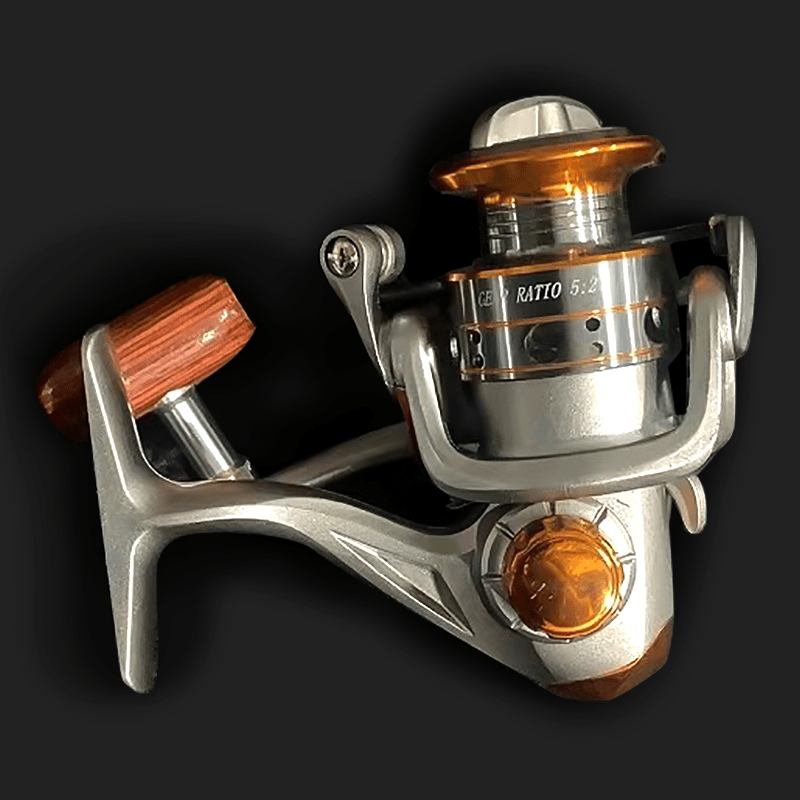Equipamento de carretel giratório Pro Fishing com carretel fixo - Lançamento suave, arrasto preciso