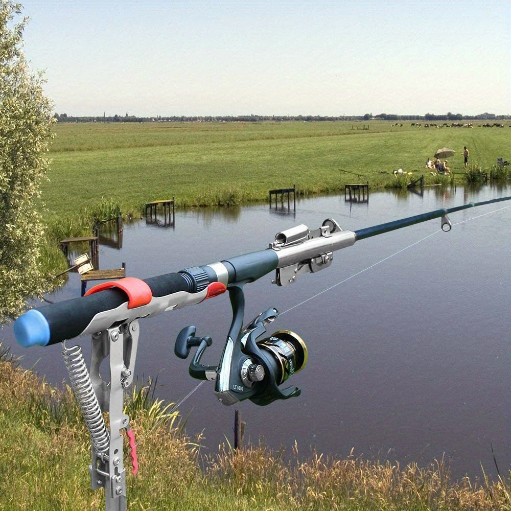 1pacote de suportes para varas de pesca premium com mola