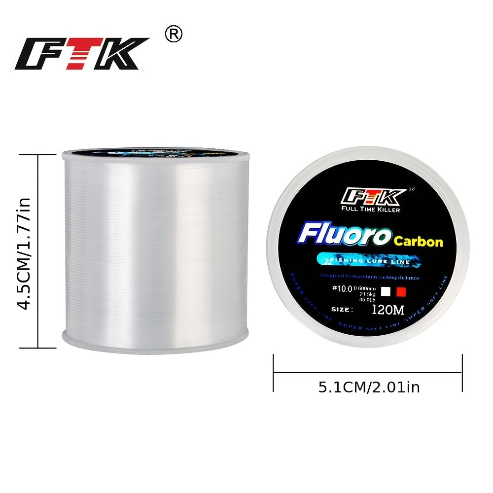 Linha de pesca de carpa monofilamento de nylon com revestimento de microfluorcar