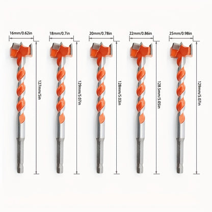 5 peças, brocas abridoras de furos premium para marcenaria.