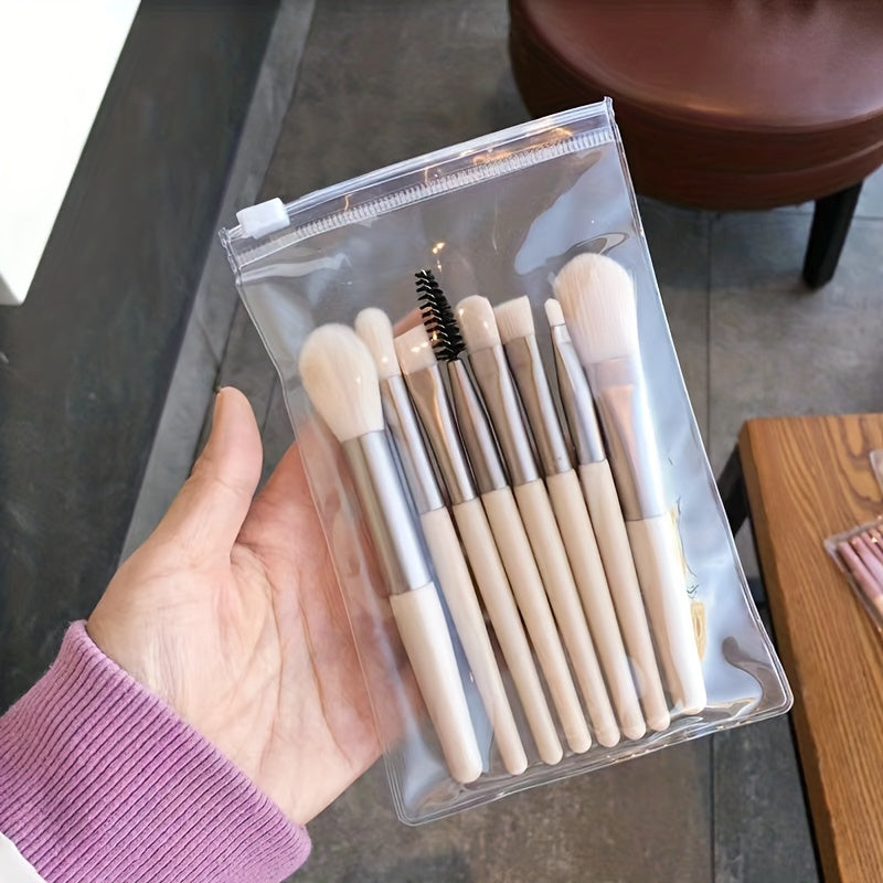 Pincéis de maquiagem macios e fofos,base profissional.