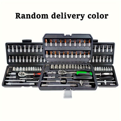 Kit de ferramentas mecânicas automotivas, Chave catraca de alta qualidade.