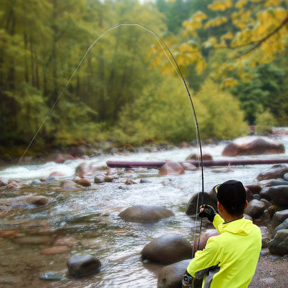 Vara de pesca com mosca Sougayilang 5/6WT em grafite