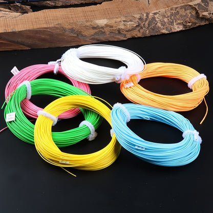 Linha de pesca com mosca Sougayilang, linha flutuante de 100 pés/30,5 m