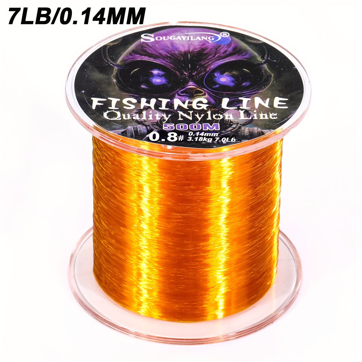 Linha de pesca de nylon ultradurável de 547 jardas/500 m da Sougayilang