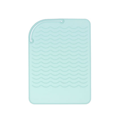 Tapete de silicone premium resistente ao calor para organiza ferramentas de cabelo para modelar sem esforço  Ideal para alisadores de cabelo, chapinhas
