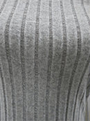 Vestido casual em formato de A, de malha, com costura colorida