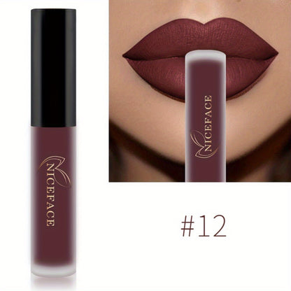 20 cores de batom matte altamente pigmentado.