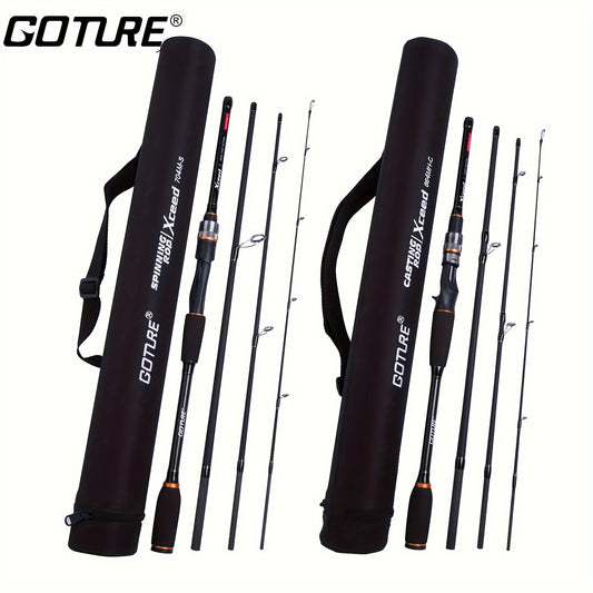 Vara de pesca Goture Xceed de carbono para spinning/casting de 1,98 m a 3,6 m/6,6...